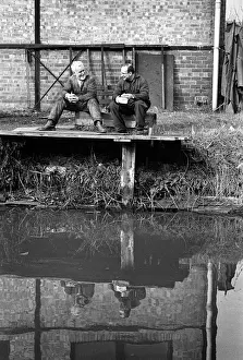 Break Prints: Workers tea break beside the Sheffield and Tinsley Canal