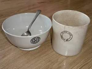Spoon Prints: Workhouse bowl and mug