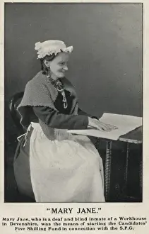 Deaf Prints: Workhouse inmate Mary Jane promoting charitable work