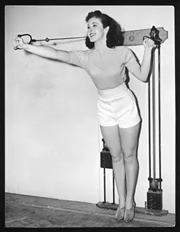 Weights Prints: Working out 1940S