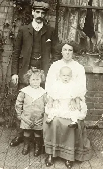 Paving Collection: Working Class family in their Sunday Best Attire