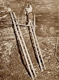 Seam Prints: Working a high seam in a coal mine