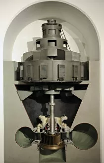 Images Dated 2nd January 2013: Working Model of a Pelton Turbine, Escher Wyss AG, Ravensbur
