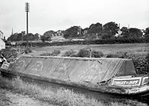 Working narrow boat at Colwich, early 1900s