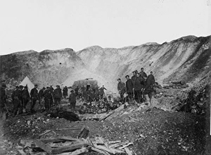 Working parties in a mine Working parties in a mine