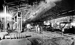 Rails Collection: Workington Steel Works Rail MIll early 1900s