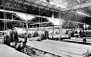 Rails Collection: Workington Steel Works Rail Shop early 1900s