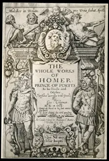 Chapman Collection: Works of Homer, First Edition translated by Chapman