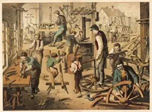 Workshop of a cartwright