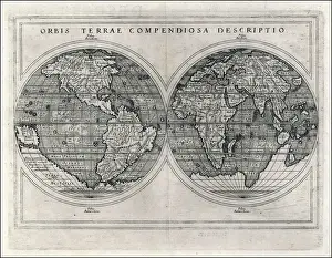 1587 Prints: World Map 1587