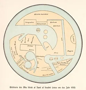 Deserts Prints: World Map / Arab Abu Ishak