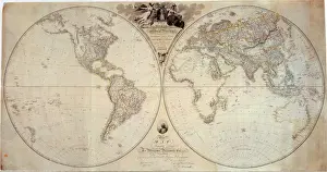 Projection Prints: World Map in Projection