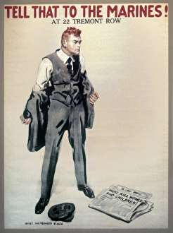 Removing Gallery: World War 1 Marines Recruiting Poster