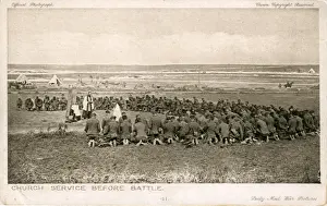 World War One Church Service, Britain