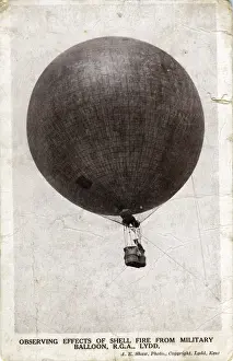Marsh Prints: World War One Hot Air Balloon - Royal Garrison Artillery, Ly