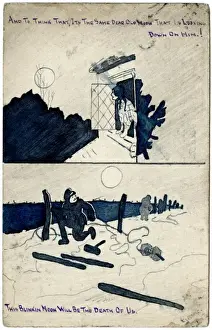 Nigh Time Prints: World War One humorous postcard by George Ranstead