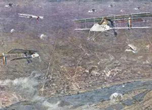 Hist Ricas Prints: World War I. Bombing Ludwigshafen
