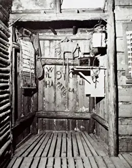 Communicate Prints: World War I. Telephone in a trench