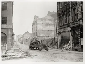 World War II US 9th army in Munchen-Gladbach Germany