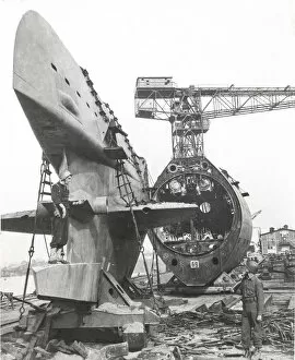 Shipyard Gallery: World War II Deshimag shipyard Germany 1945