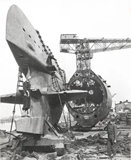 Missile Gallery: World War II Deshimag shipyard Germany 1945