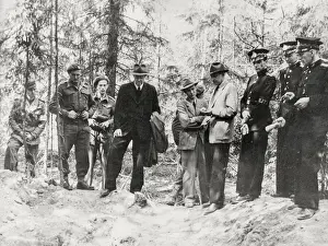 Graves Prints: World War II exhuming Norwegian corpses Trandum Forest