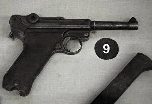 World War II. German Parabellum pistol, known as Luger