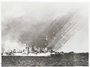 Coastline Collection: World War II navy ship Pacific war against Japan