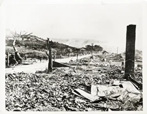Global Prints: World War II rubble in Naha, Okinawa after the invasion