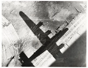 Liberator Gallery: World War II silhouette of RAF Liberator bomber Burma