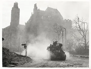 World War II tank in Magdeberg, Germany