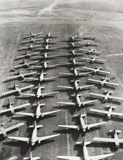 Defeat Gallery: World War II transport planes & gliders ready England