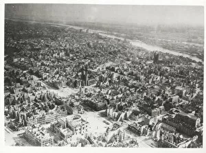 Images Dated 8th February 2021: World War II view of Magdeburg after extensive bombing