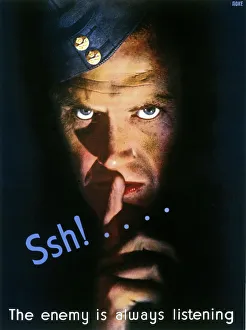 Enemy Collection: World War Two information poster