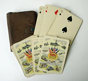 World War One pack of playing cards - Shell Motor Spirit Co