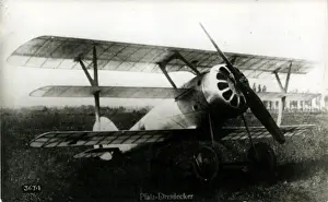 Triplane Prints: World War One Pfalz-Dreidecker German Triplane, England