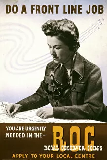 Images Dated 19th January 2009: World War Two recruitment poster