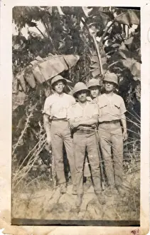 World War Two Soldiers in Pith Helmets