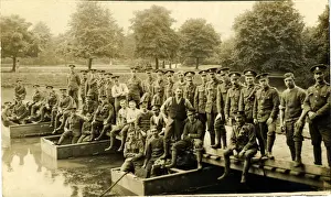 Pontoon Prints: World War One Soldiers and Pontoon, England