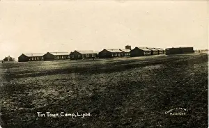 Marsh Prints: World War One Tin Town Army Camp, Lydd, Romney Marsh, Englan