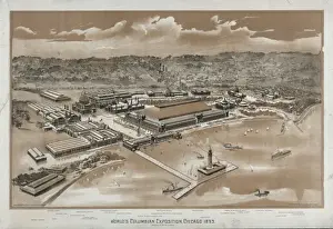 Worlds Columbian Exposition, Chicago 1893 (Bird s-eye view)