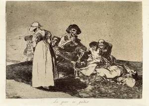Worst Prints: The worst is to beg. Plate 55 of The Disasters of War