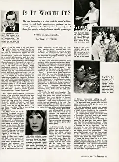 Coming Prints: Is it Worth It? Page from The Sketch on debutante season