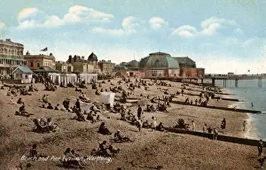 Pavilion Prints: WORTHING / BEACH 1927