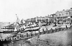 Worthing Prints: Worthing Beach early 1900s