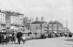 Worthing Prints: Worthing Promenade early 1900s