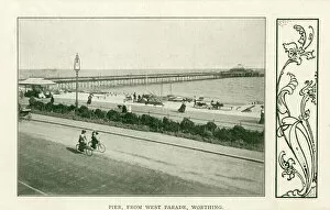 Images Dated 23rd October 2012: Worthing, Sussex, Pier from West Parade