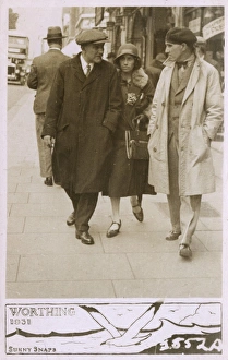 Worthing, West Sussex - Sophisticated Gent talks to a couple Worthing, West Sussex - Sophisticated Gent talks to a couple