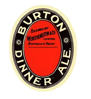 Breweries Prints: Worthington's Burton Dinner Ale