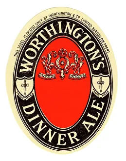 Breweries Prints: Worthington's Dinner Ale